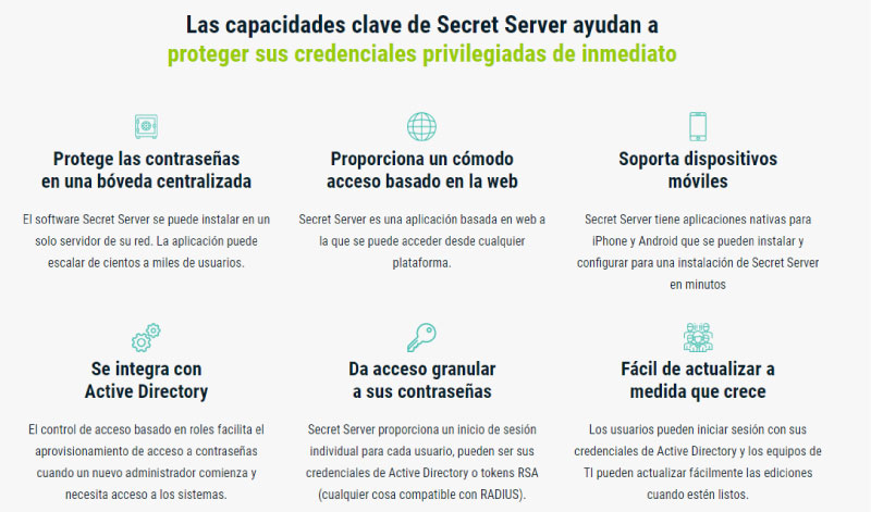 thycotic secret server chile
